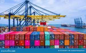 Port de conteneurs — logistique internationale